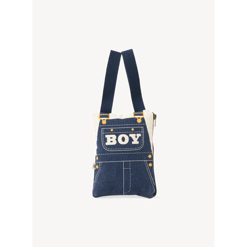 Overall Printed Pouch|Off White