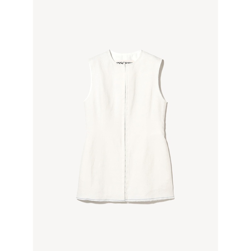 Sleeveless Jacket|White|38