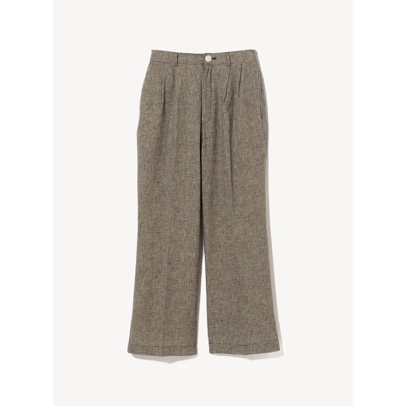 Stripe and Check Slacks|Brown|0|1