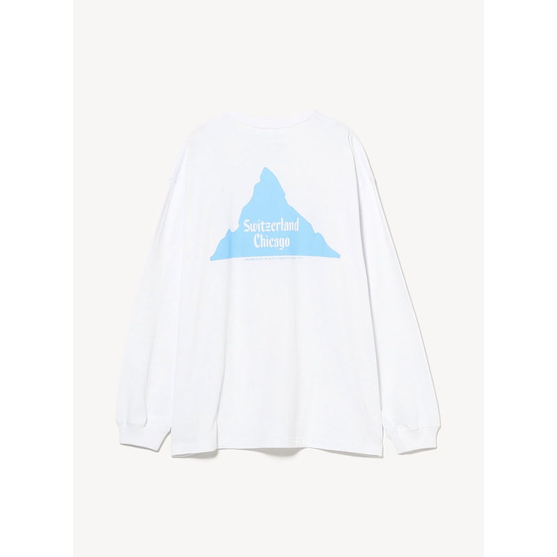 Switzerland Long Sleeve Tee|White|S|M|L|XL