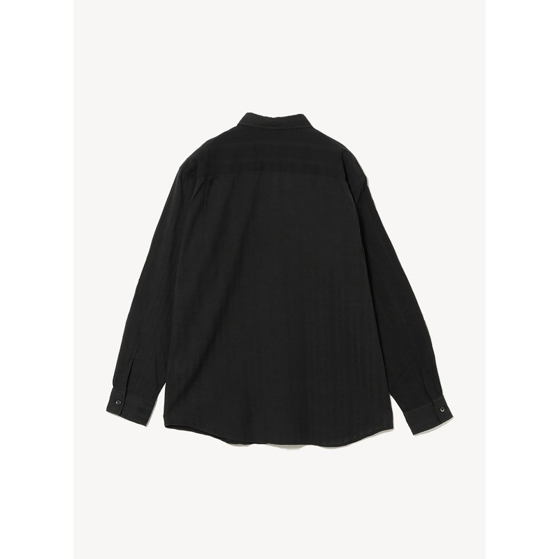 Relaxed Fit Crazy Dobby Shirt|Black|S|M|L|XL