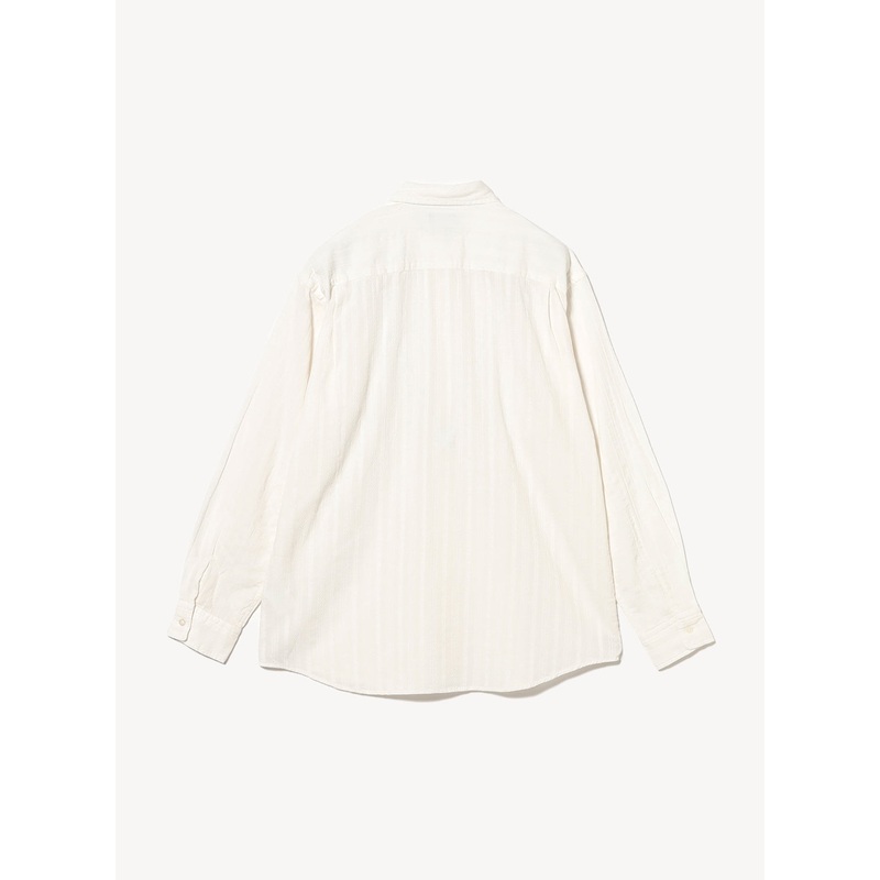 Relaxed Fit Crazy Dobby Shirt|White|S|M|L|XL