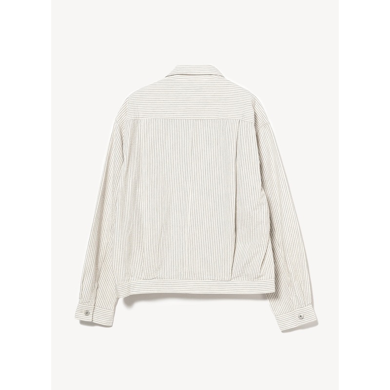 Seersucker Balloon Jacket|Light Gray|S|M|L|XL