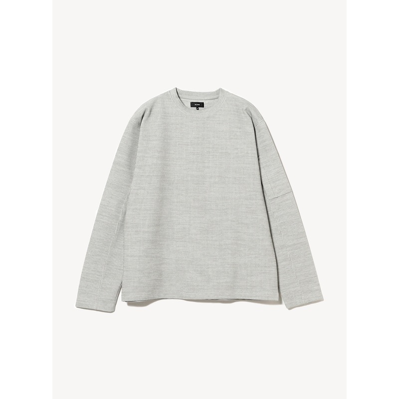Double Face Long Sleeve|Grey|S|M|L|XL