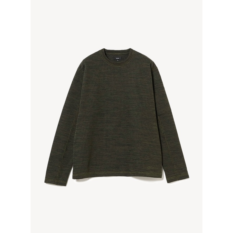 Double Face Long Sleeve|Olive|S|M|L|XL
