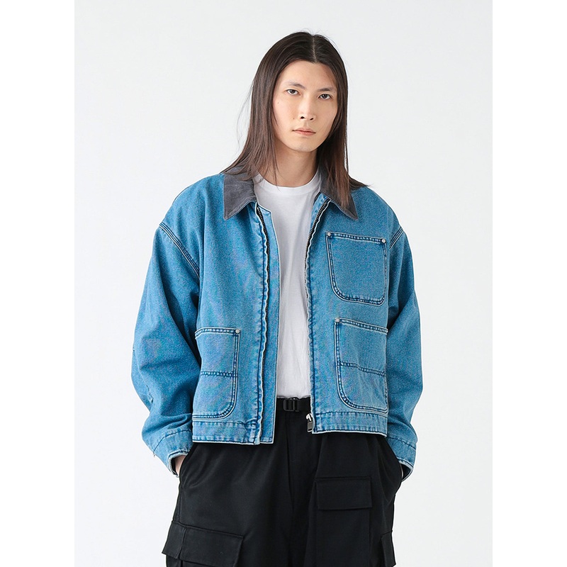Faded Duck Short Blouson|Used Indigo|S|M|L|XL