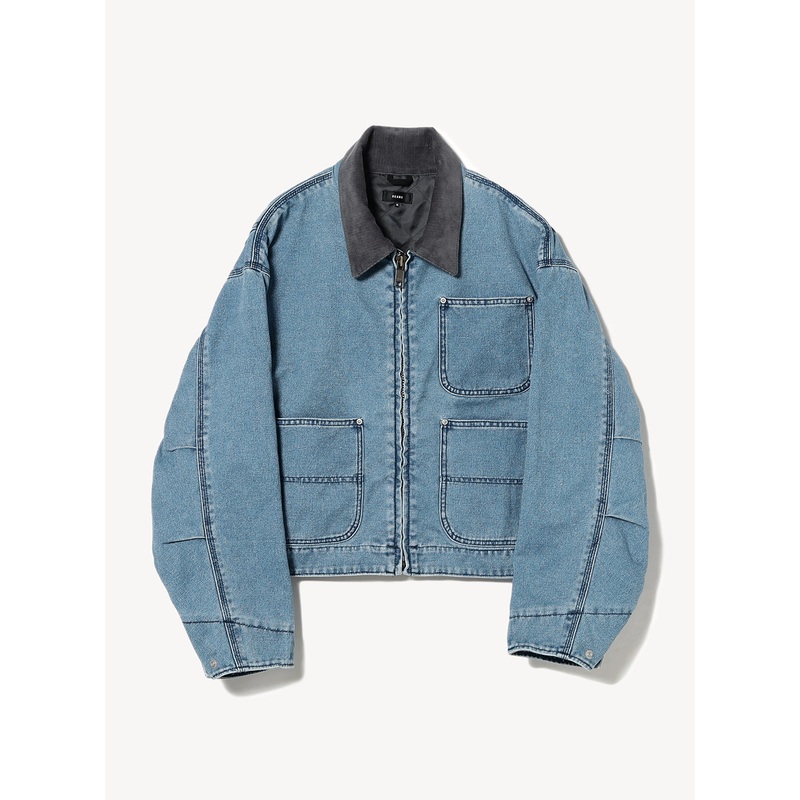 Faded Duck Short Blouson|Used Indigo|S|M|L|XL