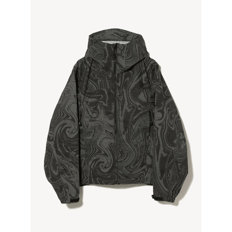 Printed Zip-Up Hoodie|Black|S|M|L|XL