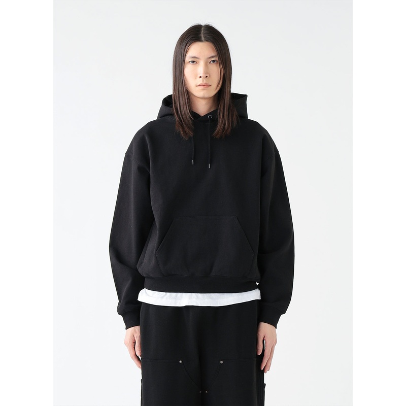Short Length Sweat Hoodie|Black|S|M|L|XL
