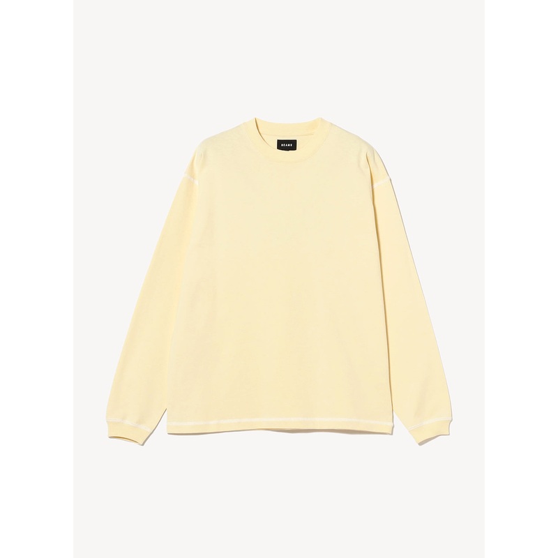 Stitched Crewneck T-Shirt|Kinako|S|M|L|XL