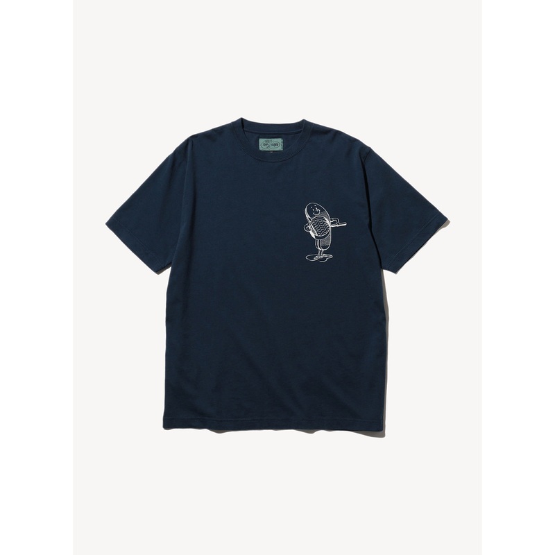 ANTI-SLIP Print Tee|Navy|S|M|L|XL
