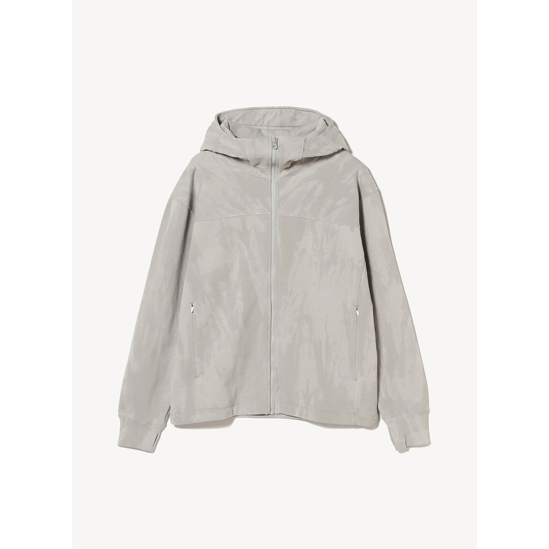 Raised Zip-Up Hoodie|Grey|S|M|L|XL