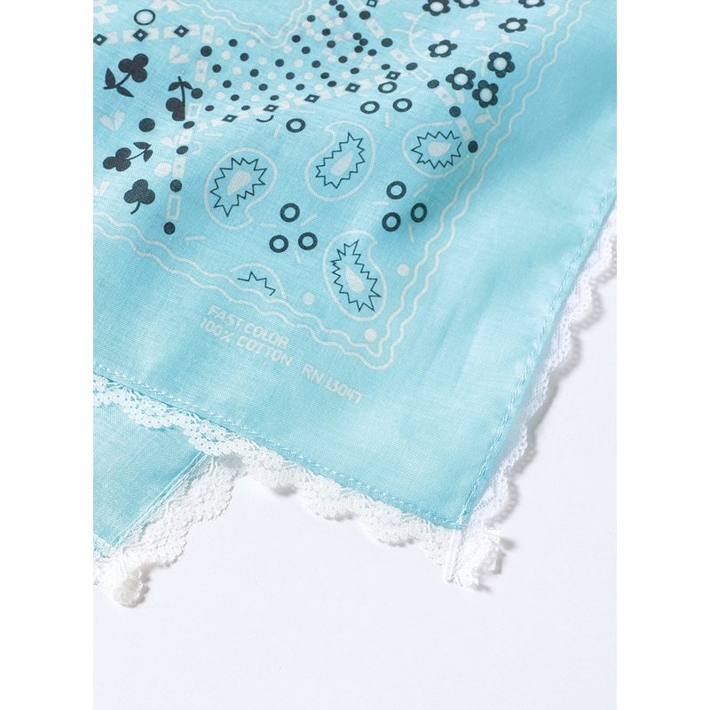Lace Edges Bandana|Sax