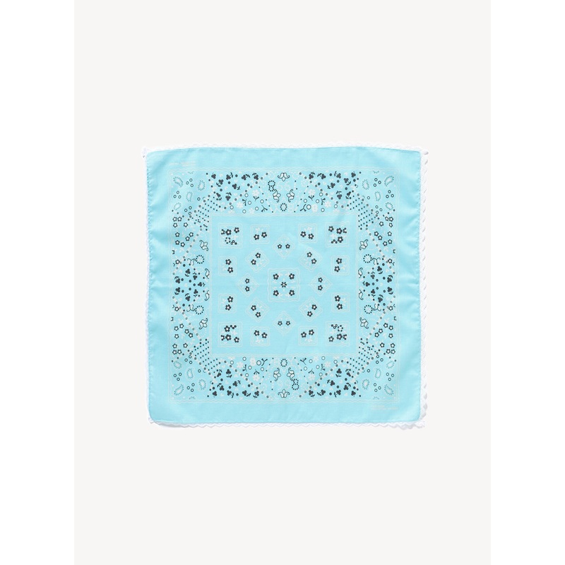 Lace Edges Bandana|Sax