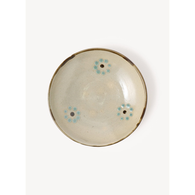 Medium Hamadagama Round Plate|Blue