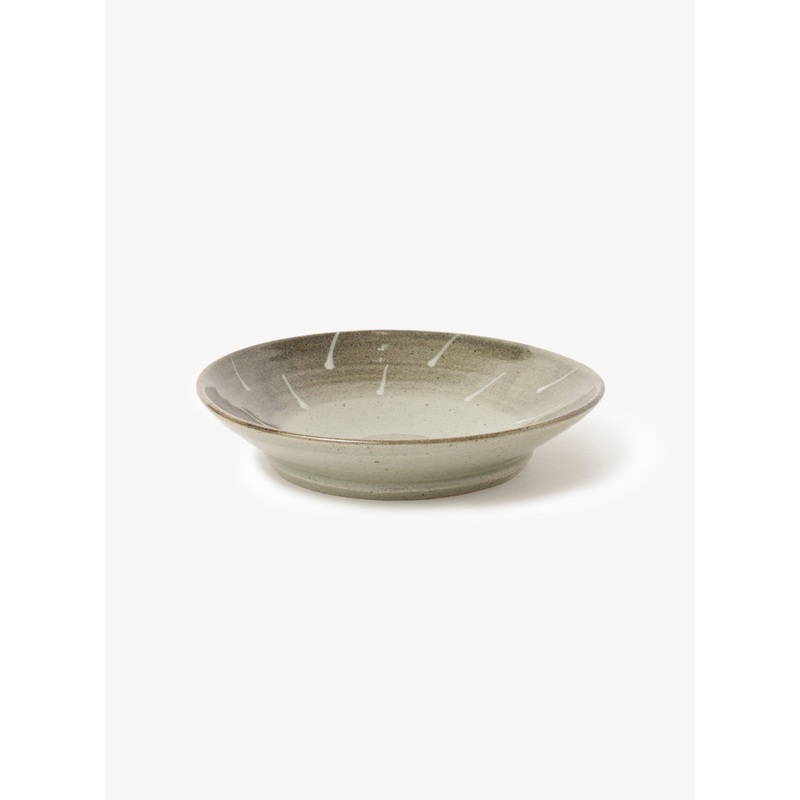 Medium Hamadagama Round Plate|White