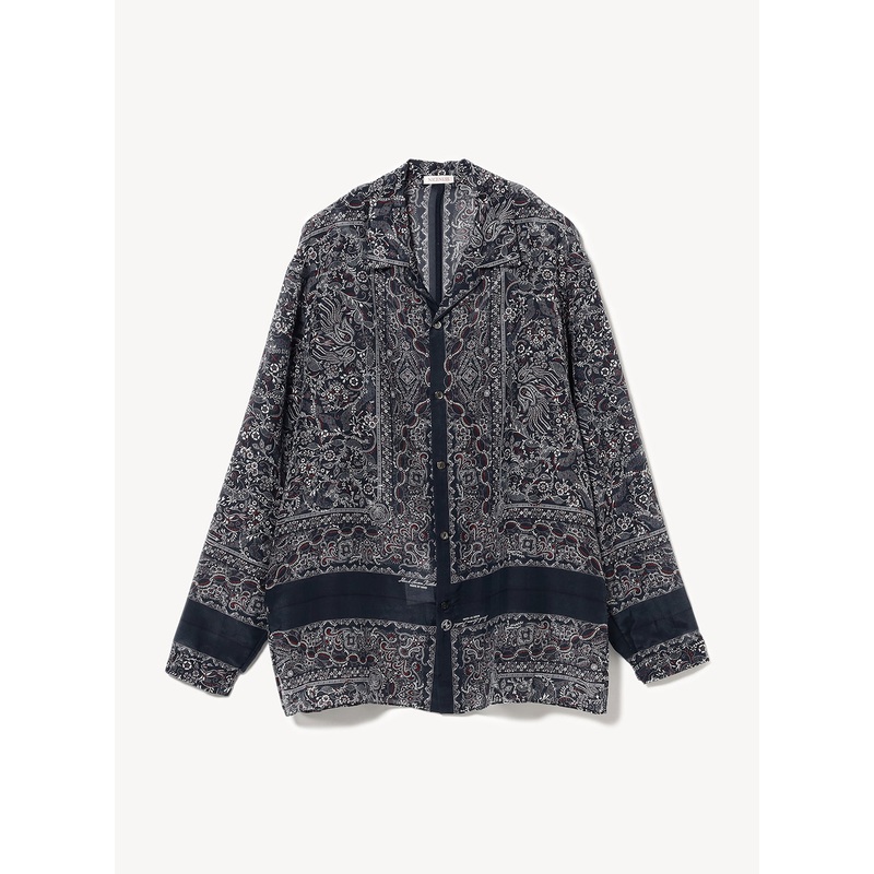 Bandana Shirt|Navy|M|L