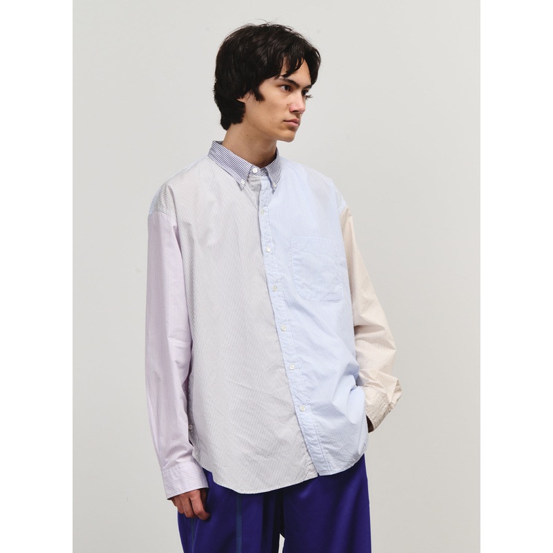 Button-Down Shirt|Striped|S|M|L|XL