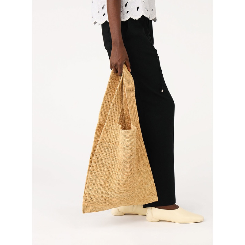 Raffia Shopper Bag|Natural|One Size