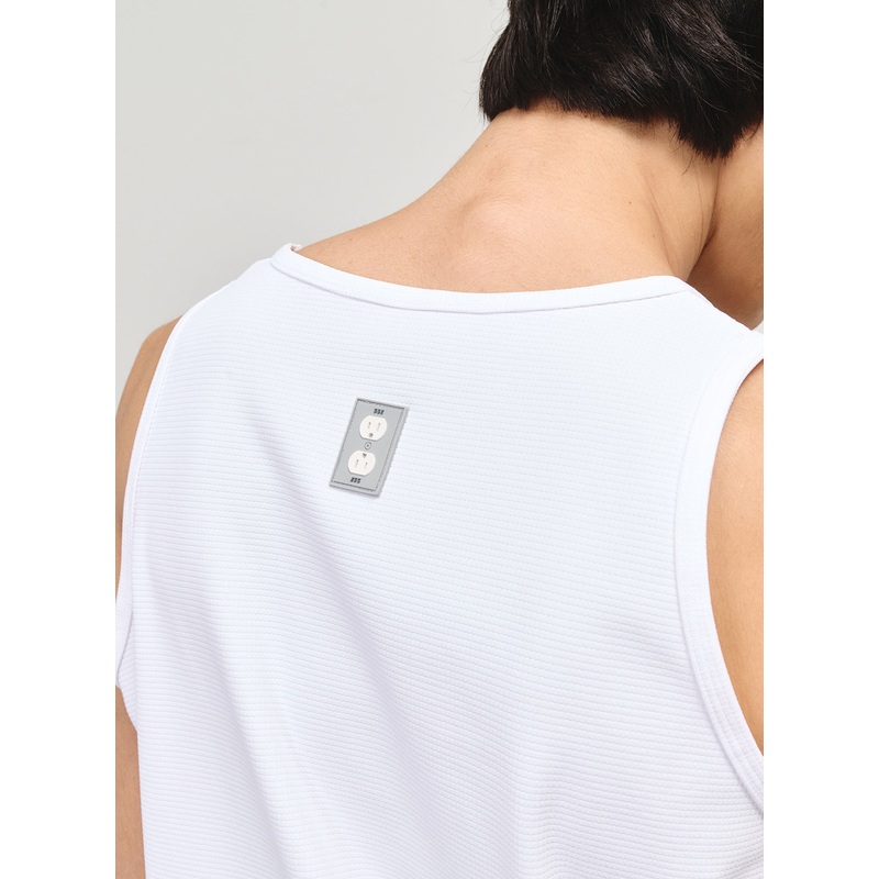 Tech Tanktop|White|M|L