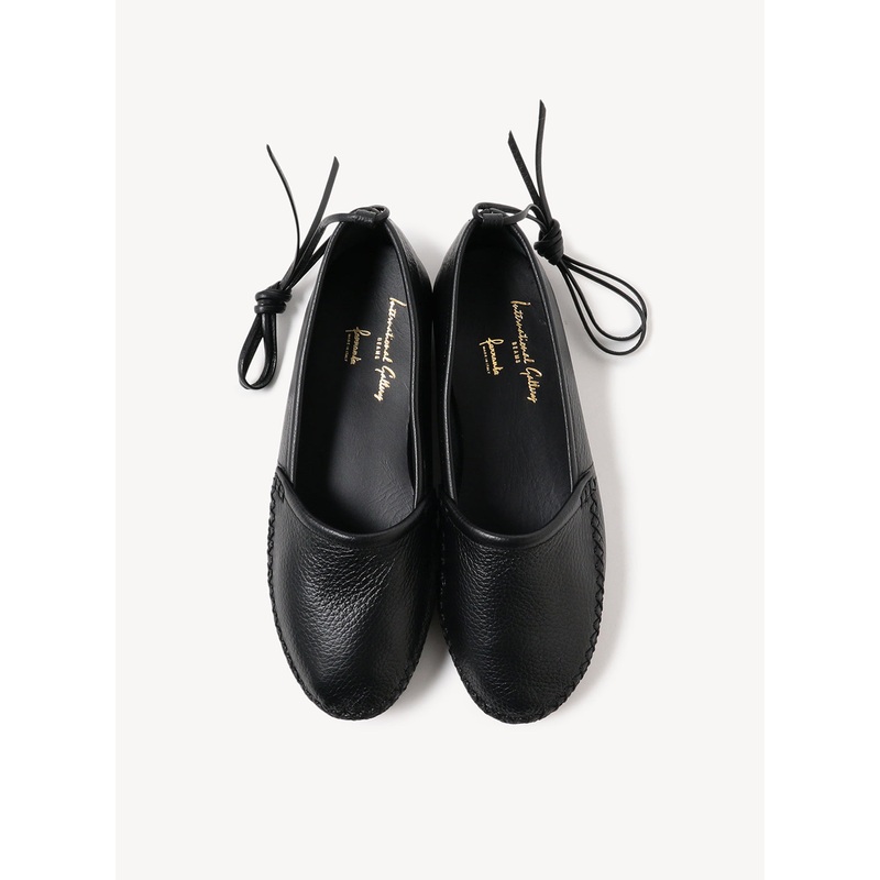 Leather Espadrilles|NERO|37|38|39