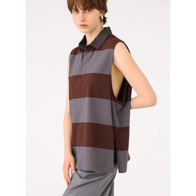 Rugger Sleeveless Top|GREY BROWN|One Size