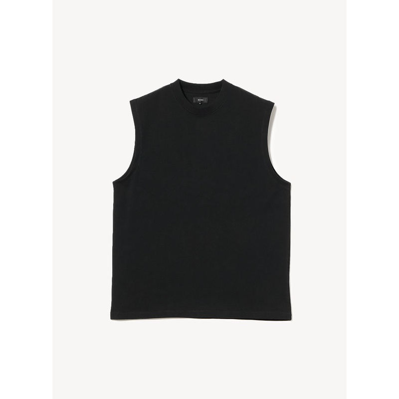 Sleeveless Cut and Sewn|Black|S|M|L|XL