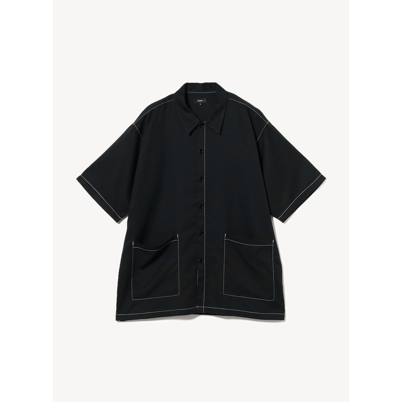 Stitching Easy Shirt|Black|S|M|L|XL