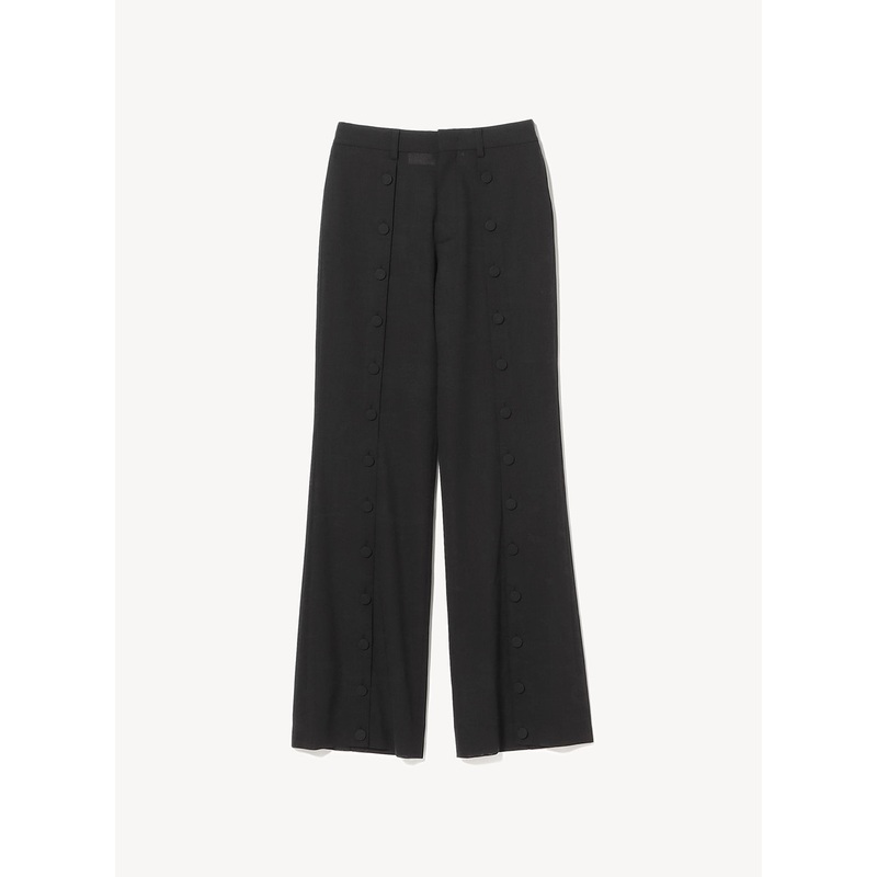 Button-Up Pants|Black|36