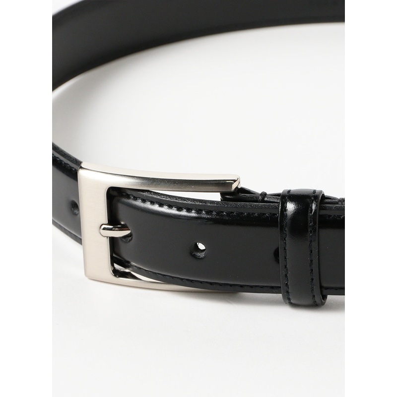 Glass Leather Belt|Black|M|L