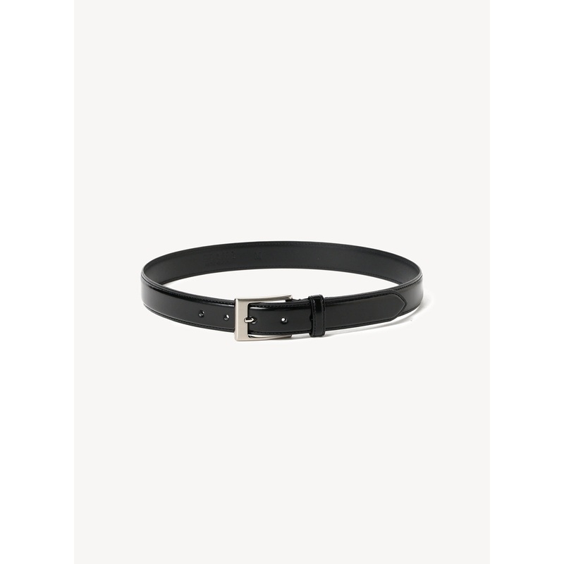 Glass Leather Belt|Black|M|L
