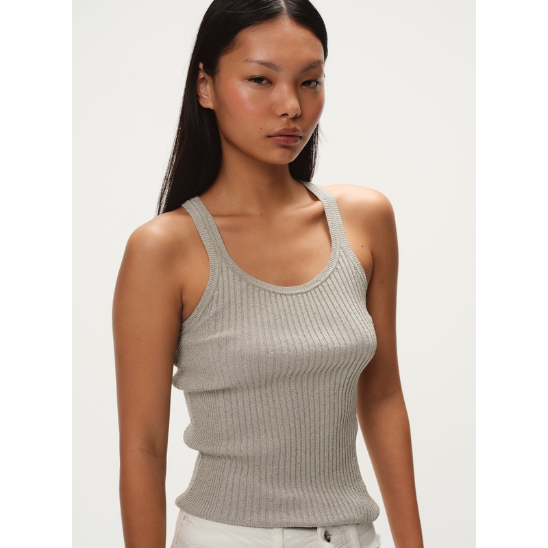 Glitter Tank|Grey|One Size