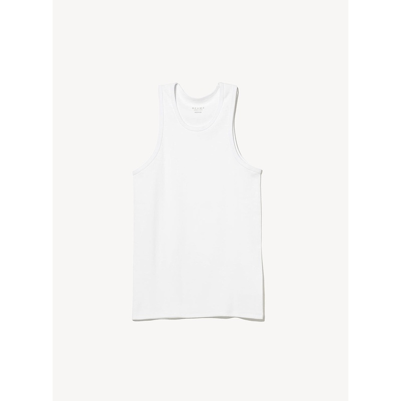 Ribbed Tank Top|White|S|M|L