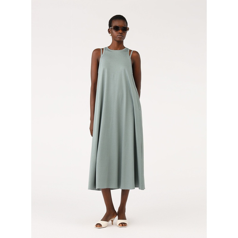 Strap Dress|SEA FOAM|S