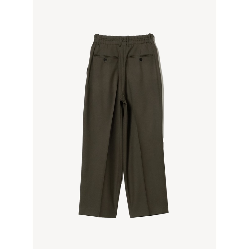 Wool Easy Pants|Khaki|2
