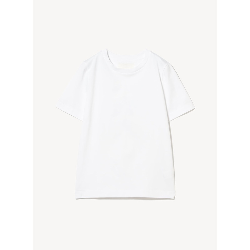 High-Gauge Cotton T-Shirt|White|One Size