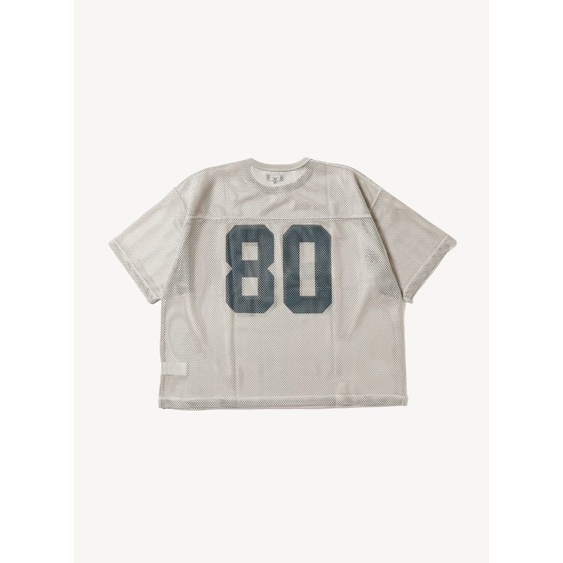 Mesh Print Tee|LT.GREY|S|M|L|XL