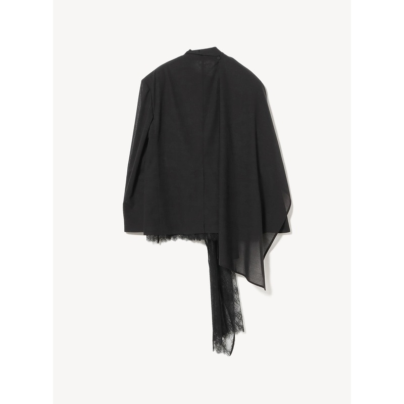 Scarf Blazer|Black|34