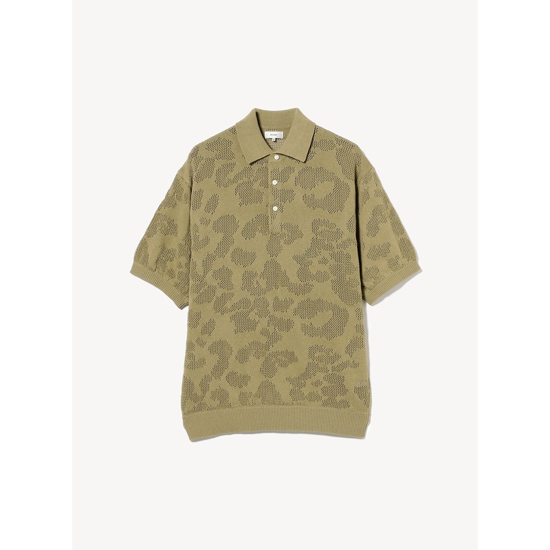 12-Gauge Mesh Polo Shirt|Moss|S|M|L|XL