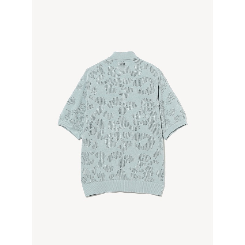 12-Gauge Mesh Polo Shirt|Sax|S|M|L|XL