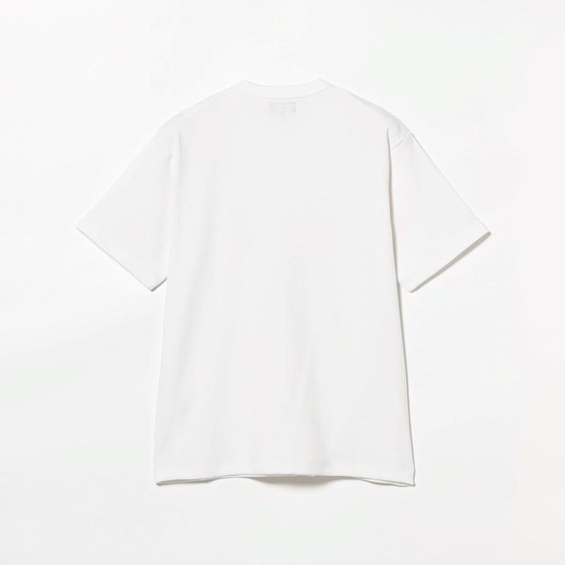Stretch Ribbed T-Shirt|White|S|M|L|XL