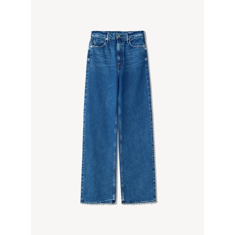 The Niece High-Rise Wide Straight Denim Pants