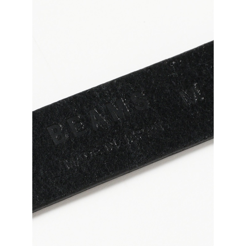 W-Ring Leather Belt|Black|M|L