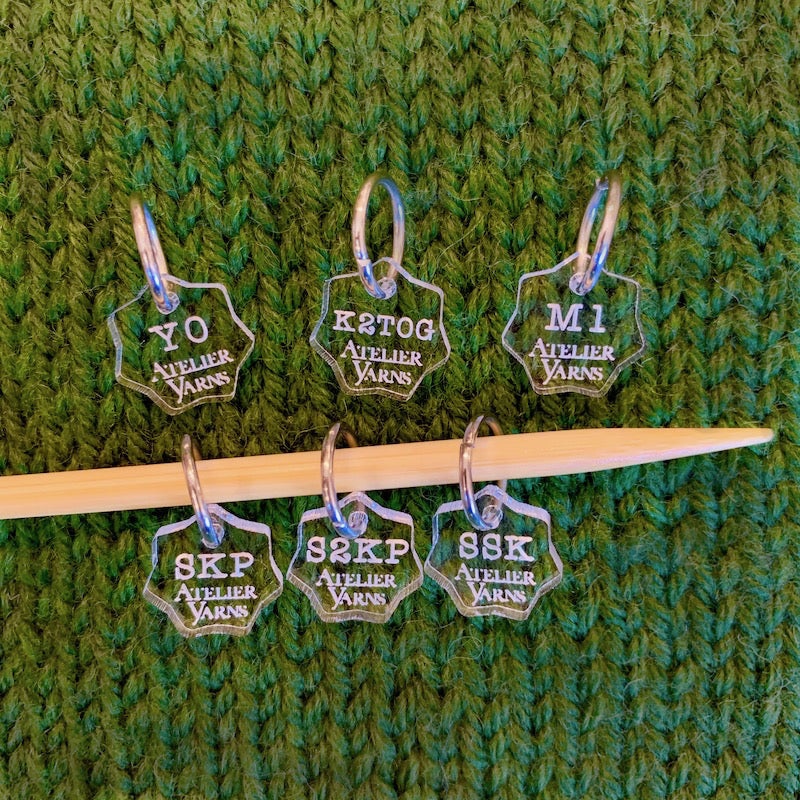 Atelier Acrylic Markers|M1|K2Tog|YO|SSK|SKP|S2KP