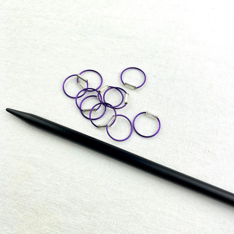 Beaded Stitch Markers | Jumbo Round