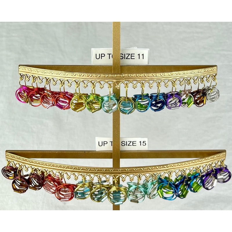 Beaded Stitch Markers | Jumbo Round