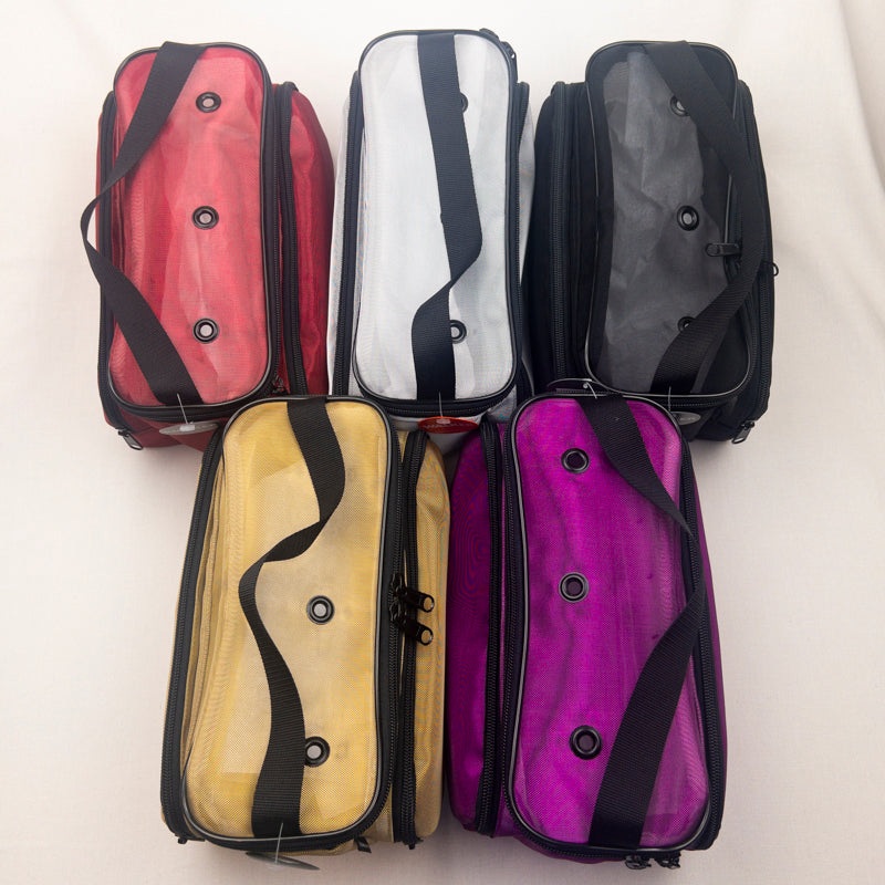 Walker Cosmetic Cases|metallic fuchsia|metallic red|black|silver|gold