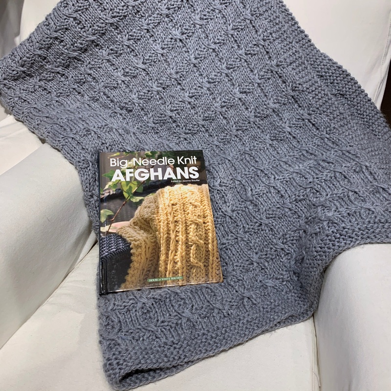 Celtic Tradition Afghan Knitting Kit | Ella Rae Superwash Classic & Knit Afghans Book