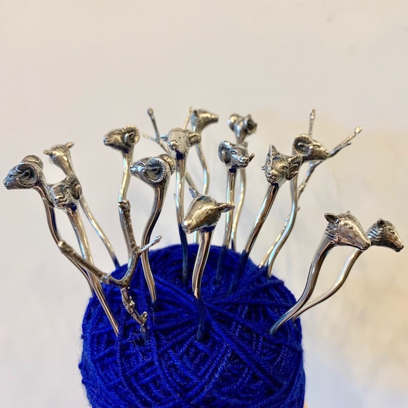 Shawl Sticks by Jul|Ram|Ewe|Twig Lace|Twig Shawl|Lotus Garden Pin|Lotus Garden|Waterfall|Passion Flower