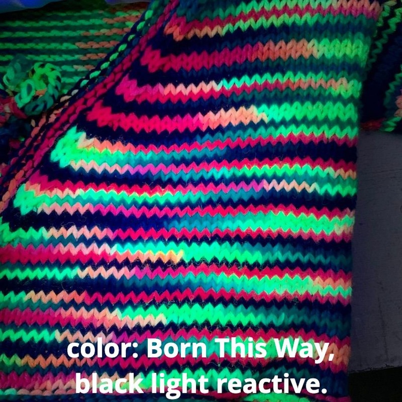 Cadenza Cross-Over Baby Sweater (Rockstar version) Knitting Kit | MollyGirl Rock Star DK